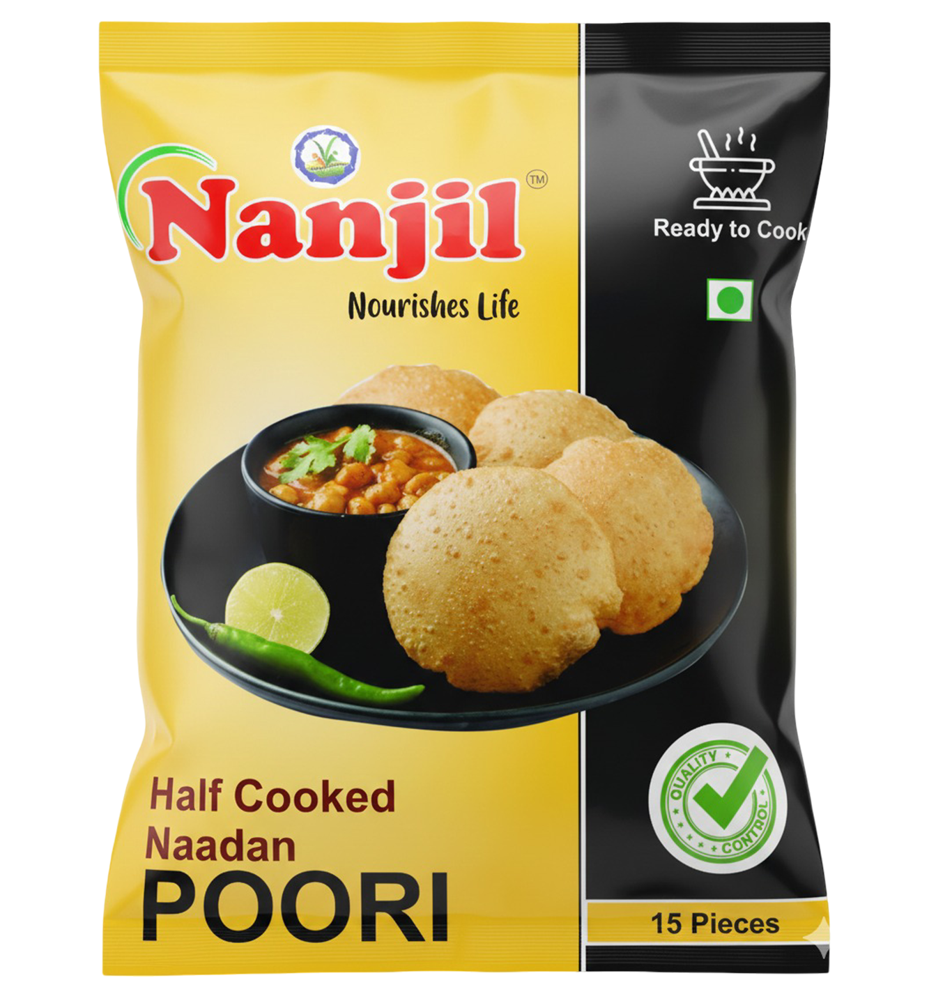 Half Cooked Poori view 2
